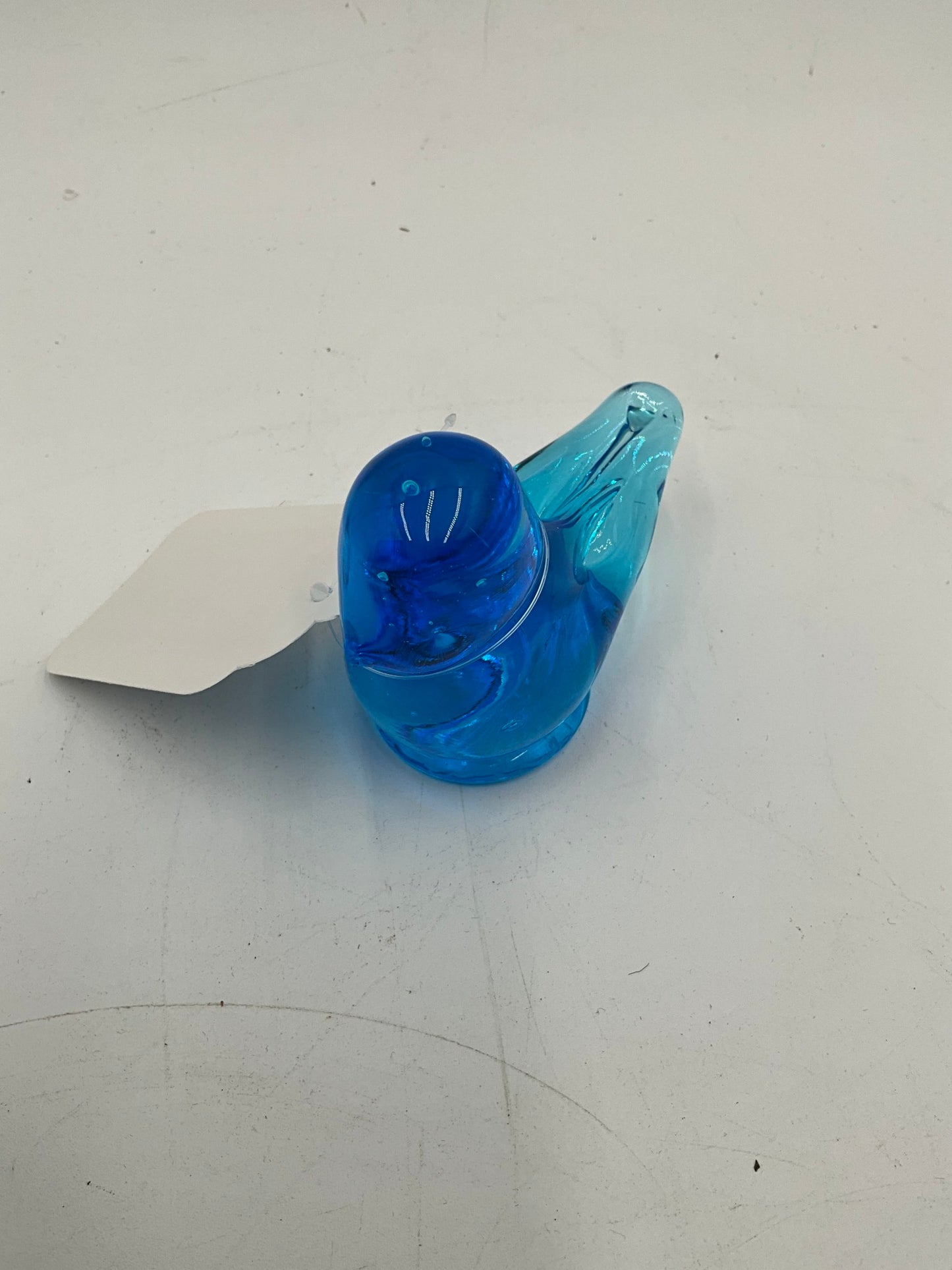 Ron Ray Signed Blue Bird Paper Weight