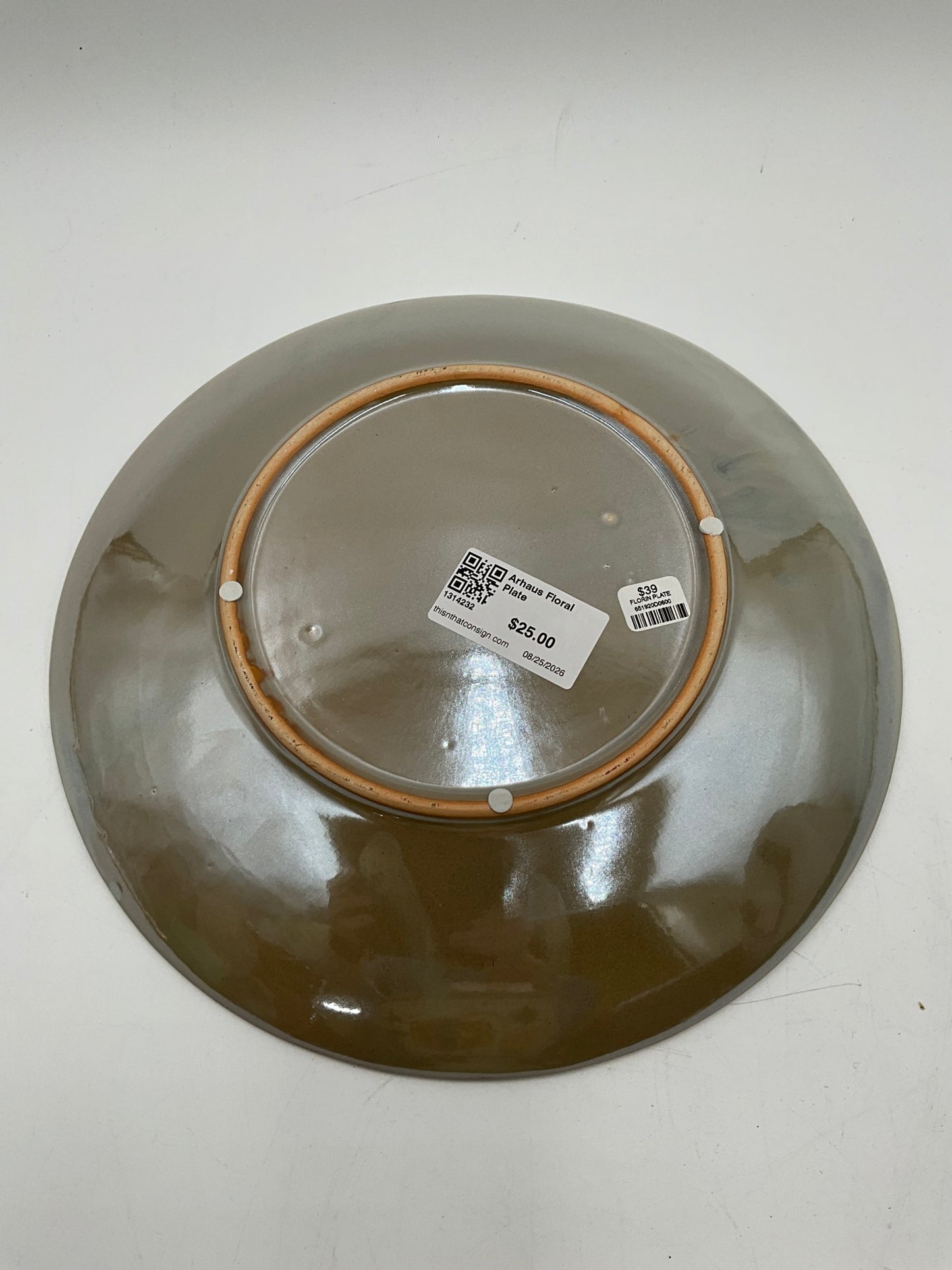 Arhaus Floral Plate