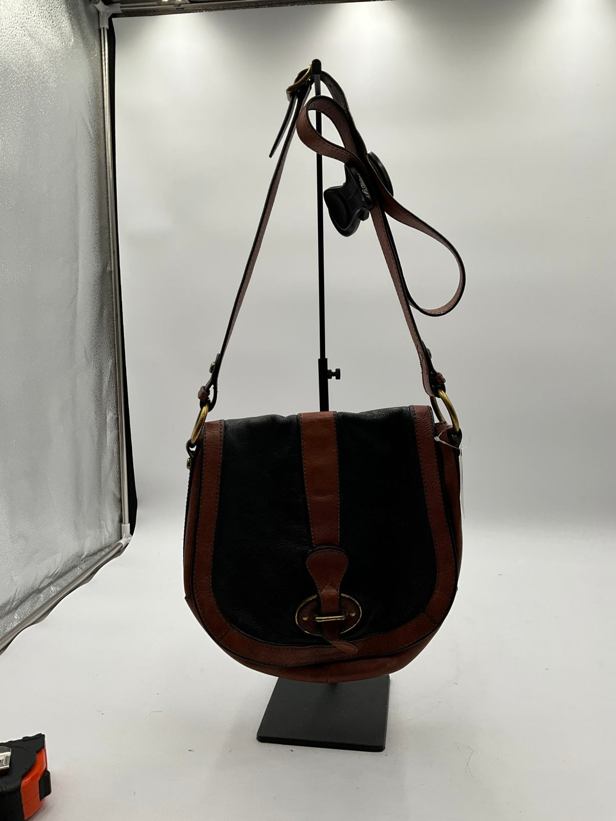 Fossil Black & Brown Handbag