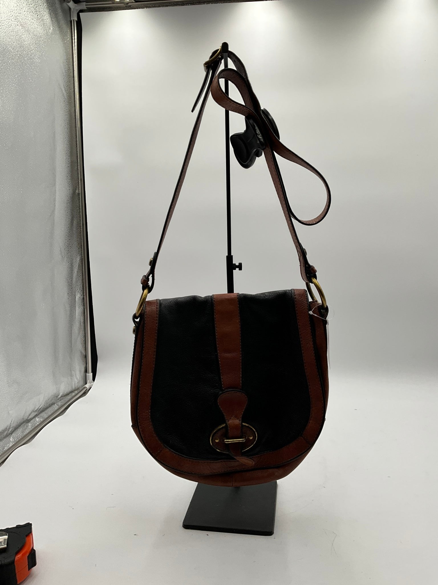 Fossil Black & Brown Handbag