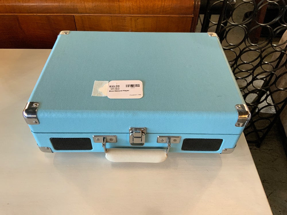 Blue Record Player