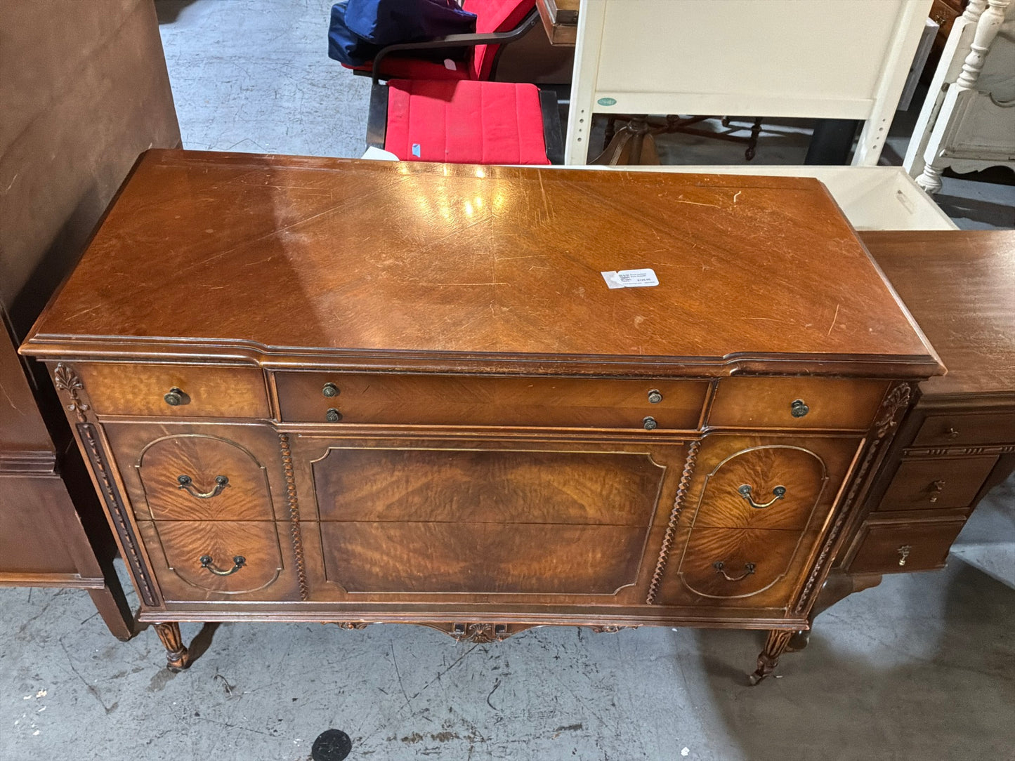 Wood Antique Style Dresser
