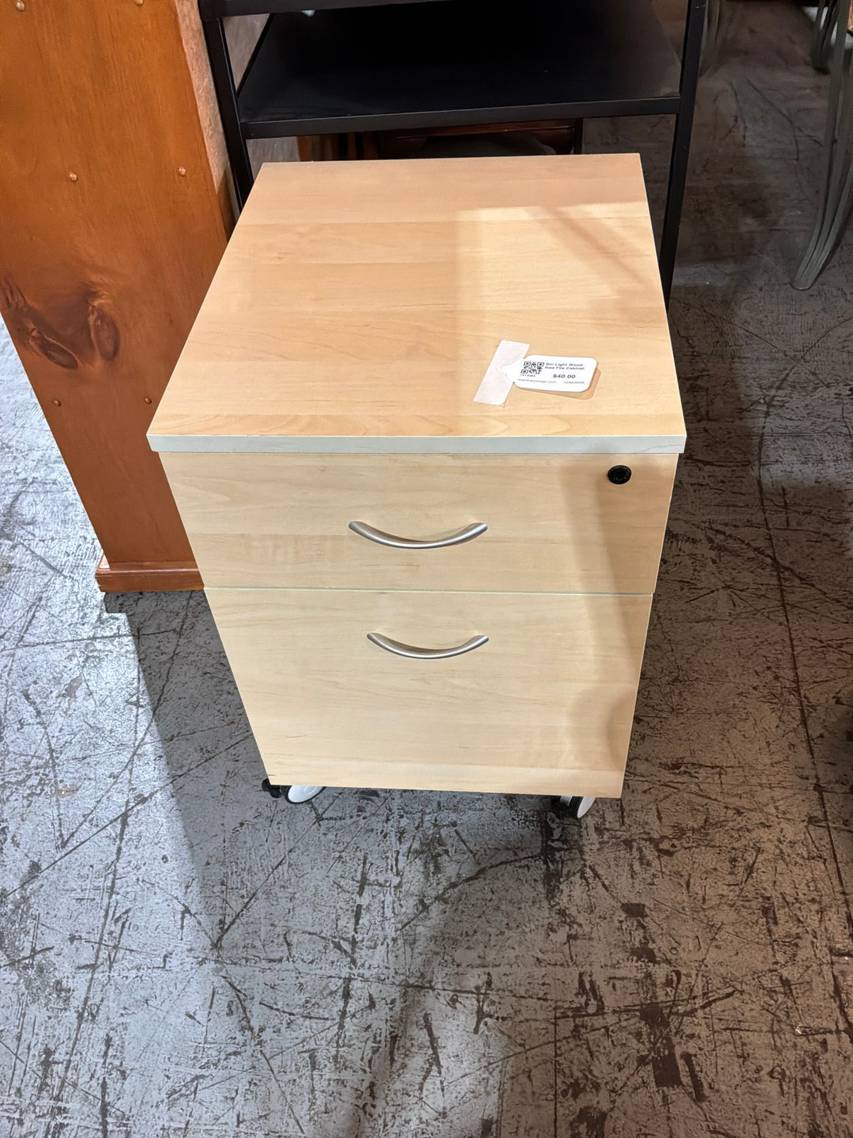 Sm Light Wood Ikea File Cabinet