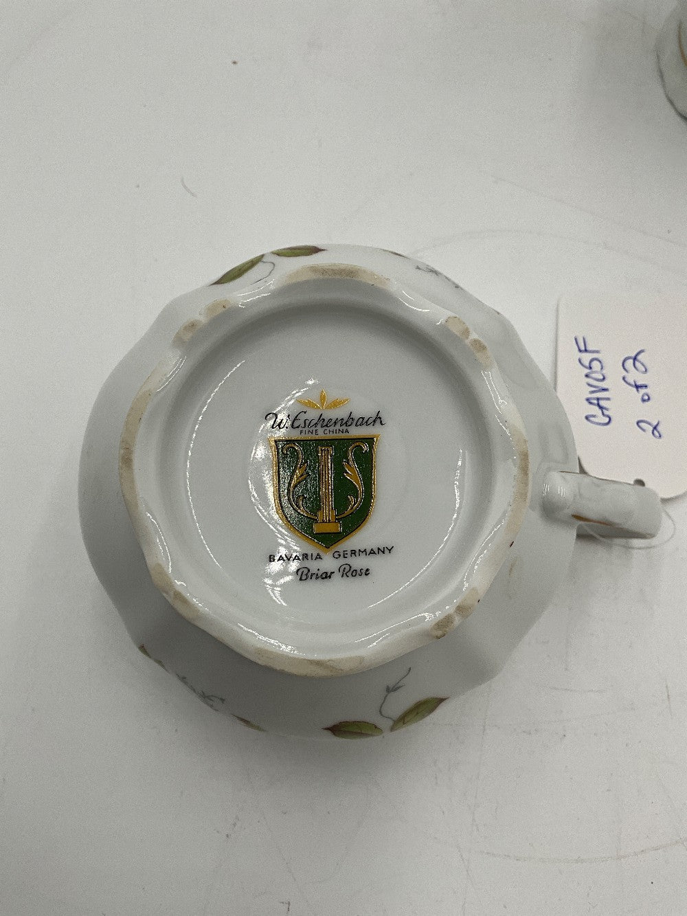 W.Eschenbach Briar Rose Teapot & Creamer