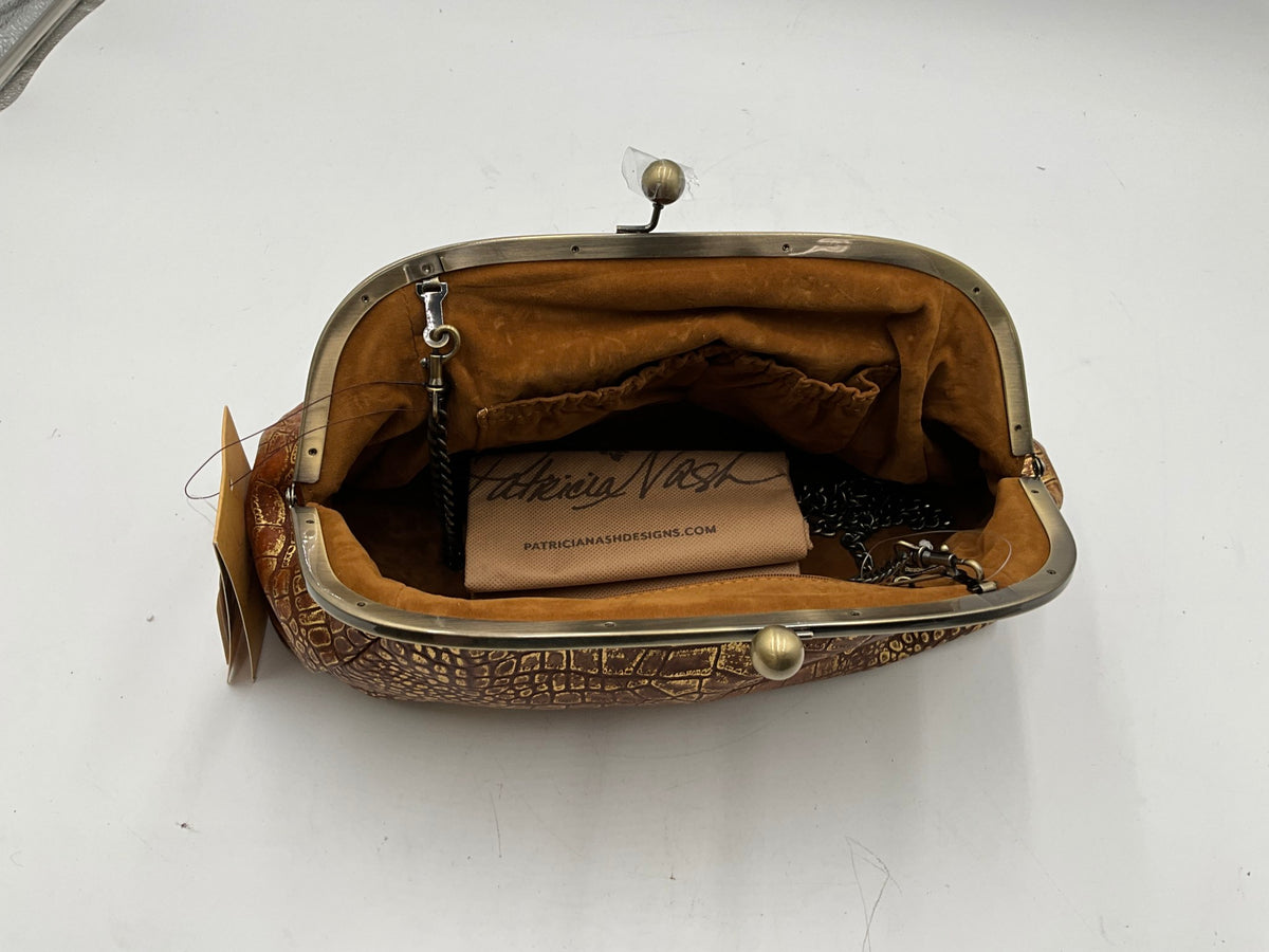 NWT! Patricia Nash Mia Frame Satchel