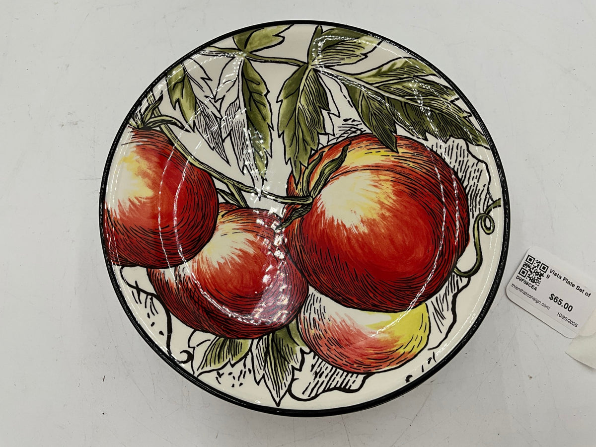 Vista Plate Set of 9