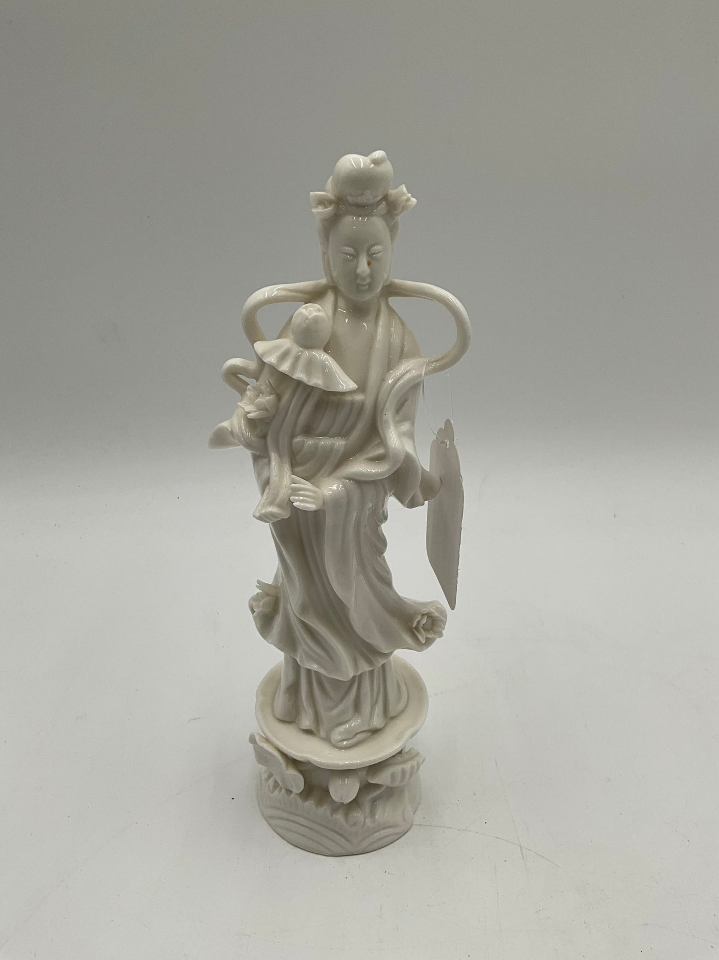 Porcelain Blanc de Chin White Statue