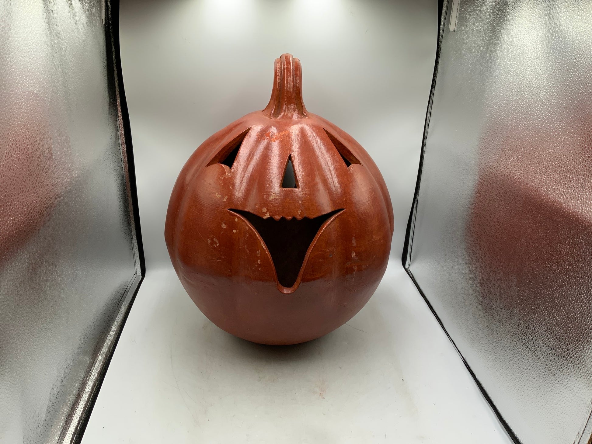 Lg Terracotta Pumpkin