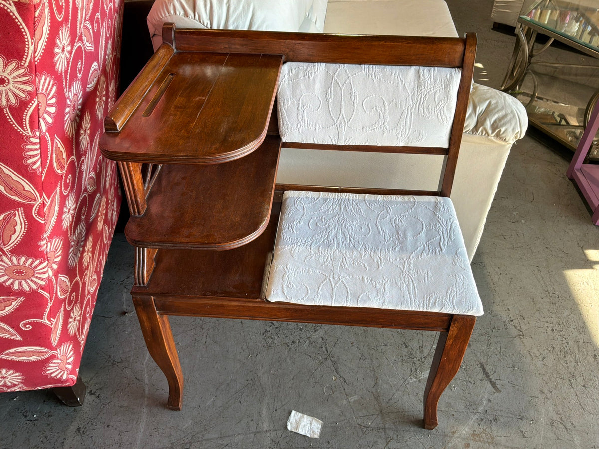 Vtg Phone Table