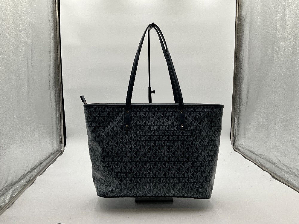 Michael Kors Navy Carter Large Top Zip Tote Bag