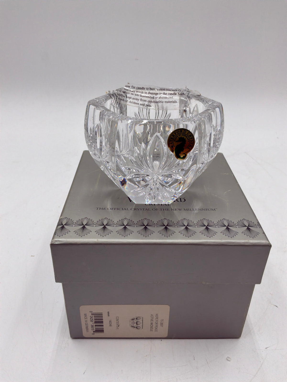 Waterford Hope For Peace Votive Holder