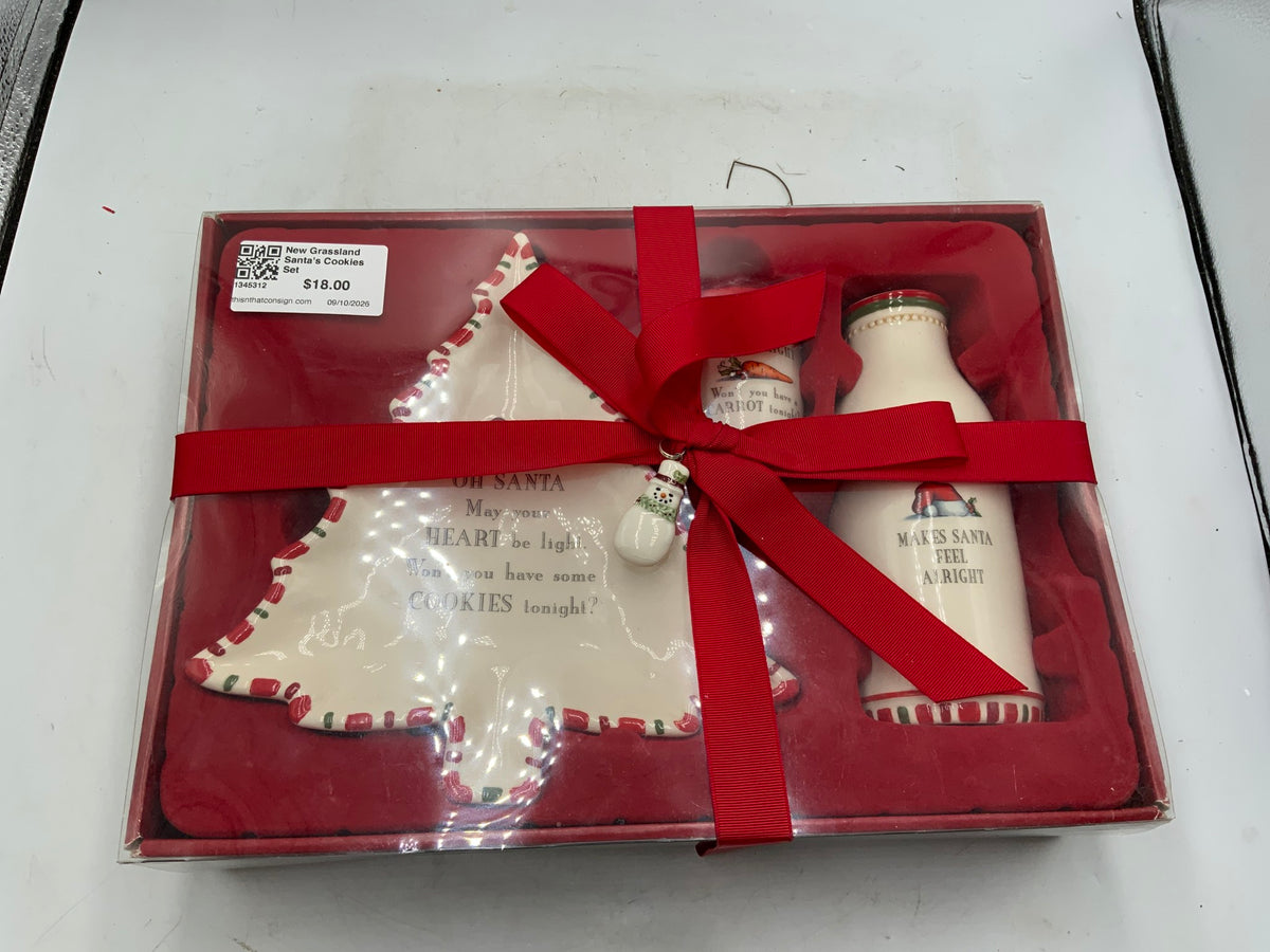 New Grassland Santa's Cookies Set