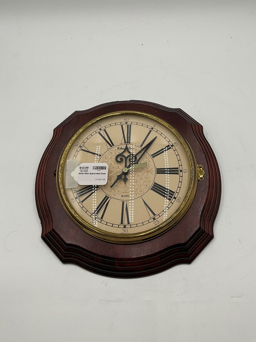 Ethan Allen Quartz Wall Clock