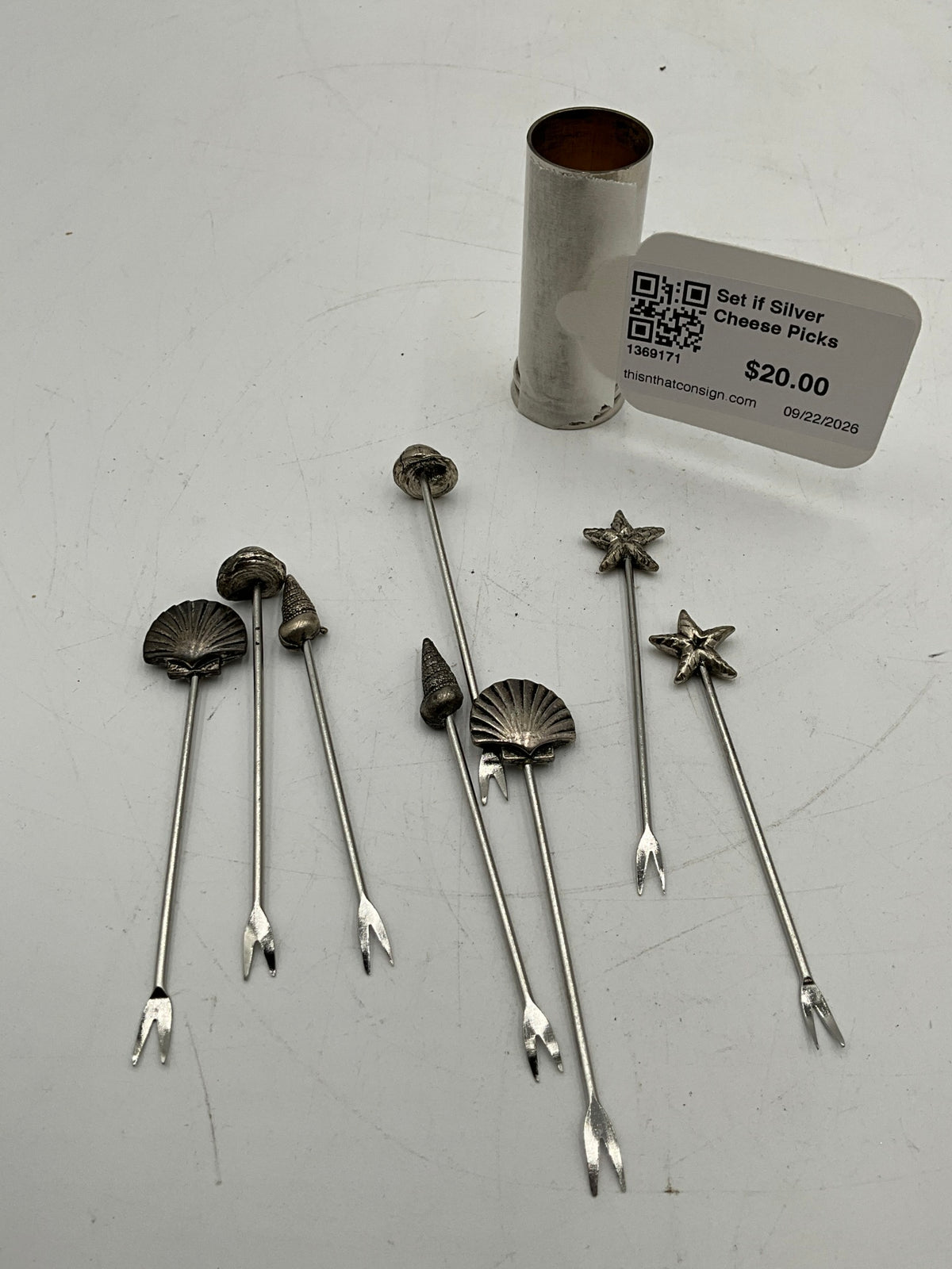 Set if Silver Cheese Picks