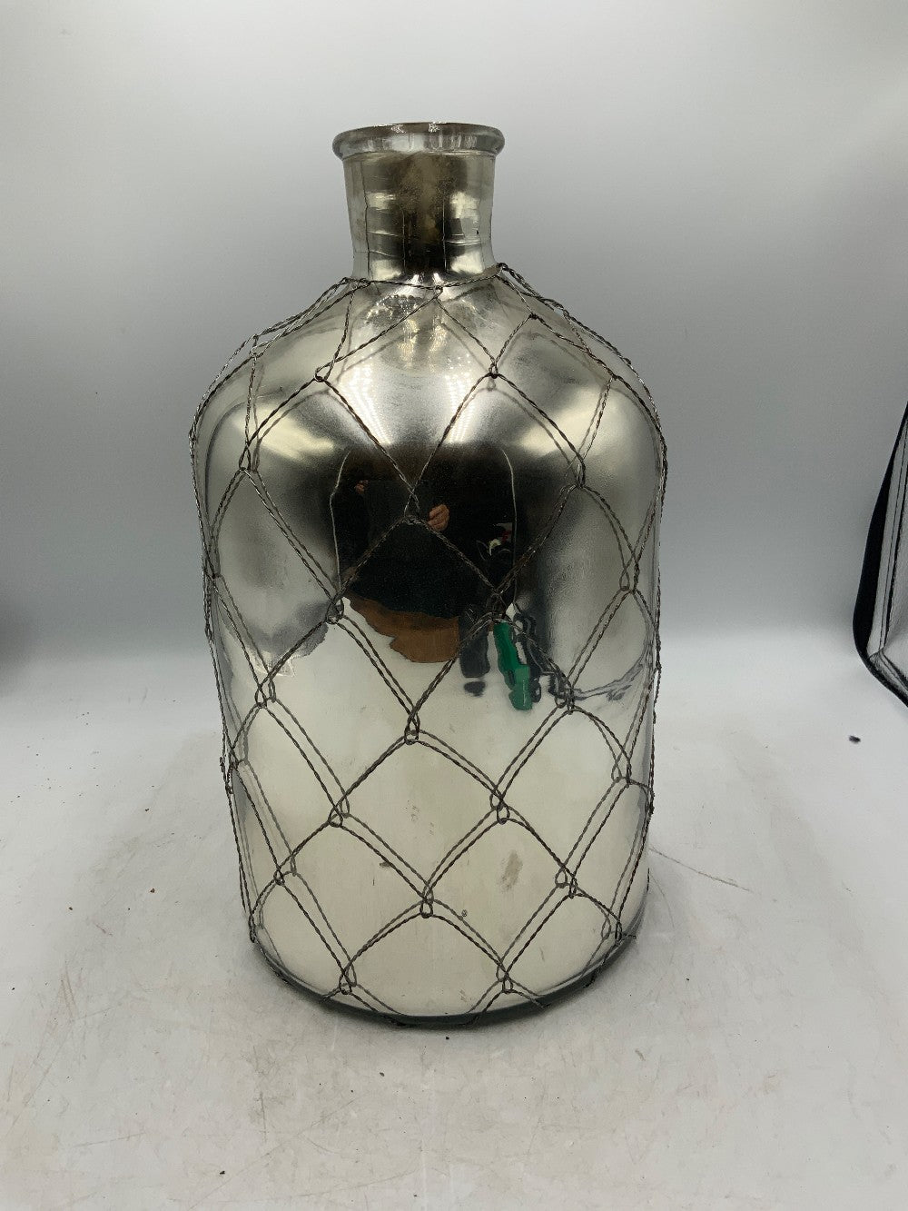 Mercury Glass Large Vase