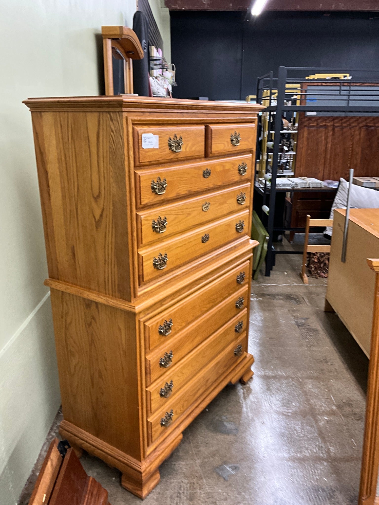 Solid Oak Chest of Drawers