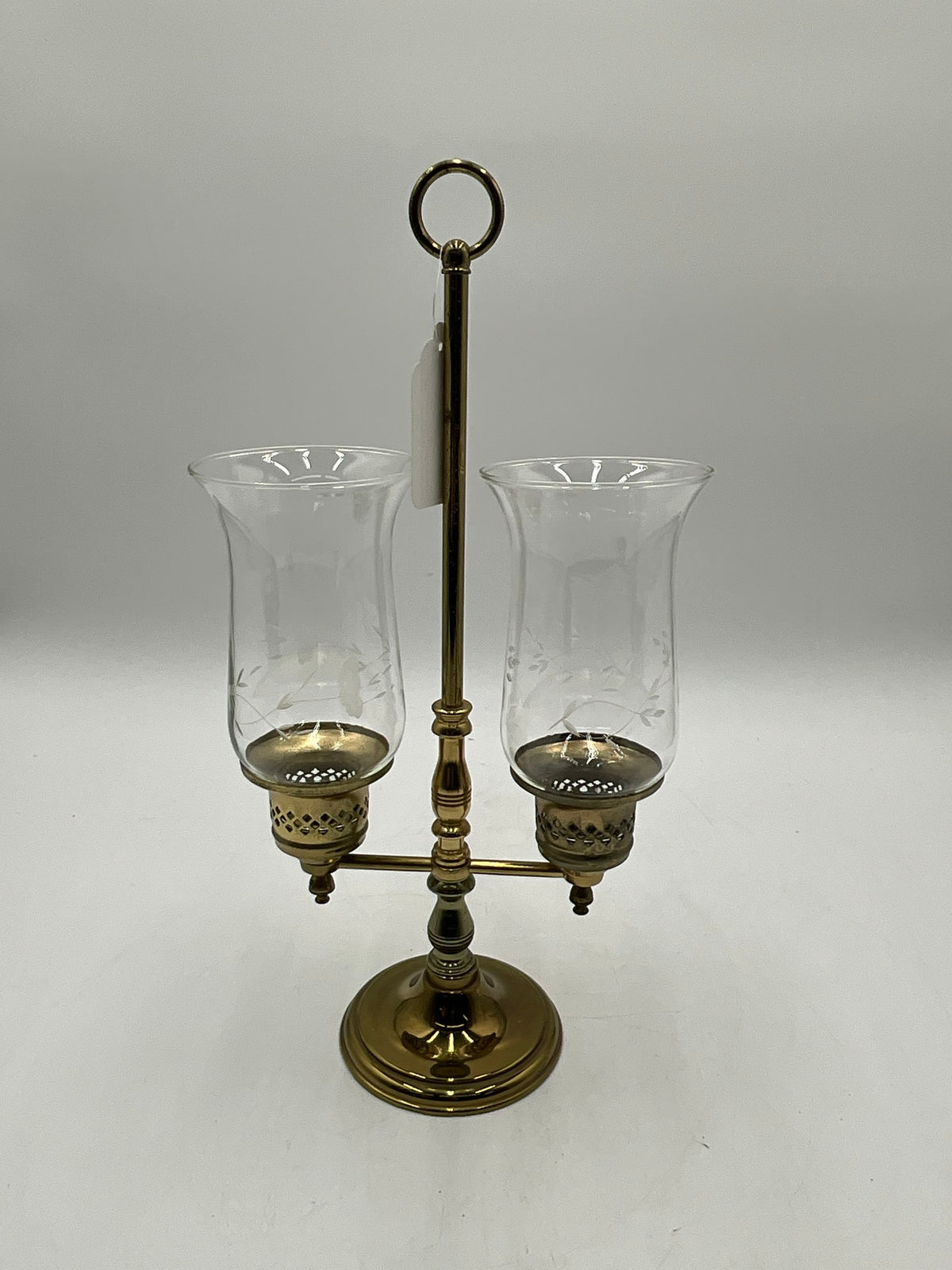 Brass & Glass Candelabra