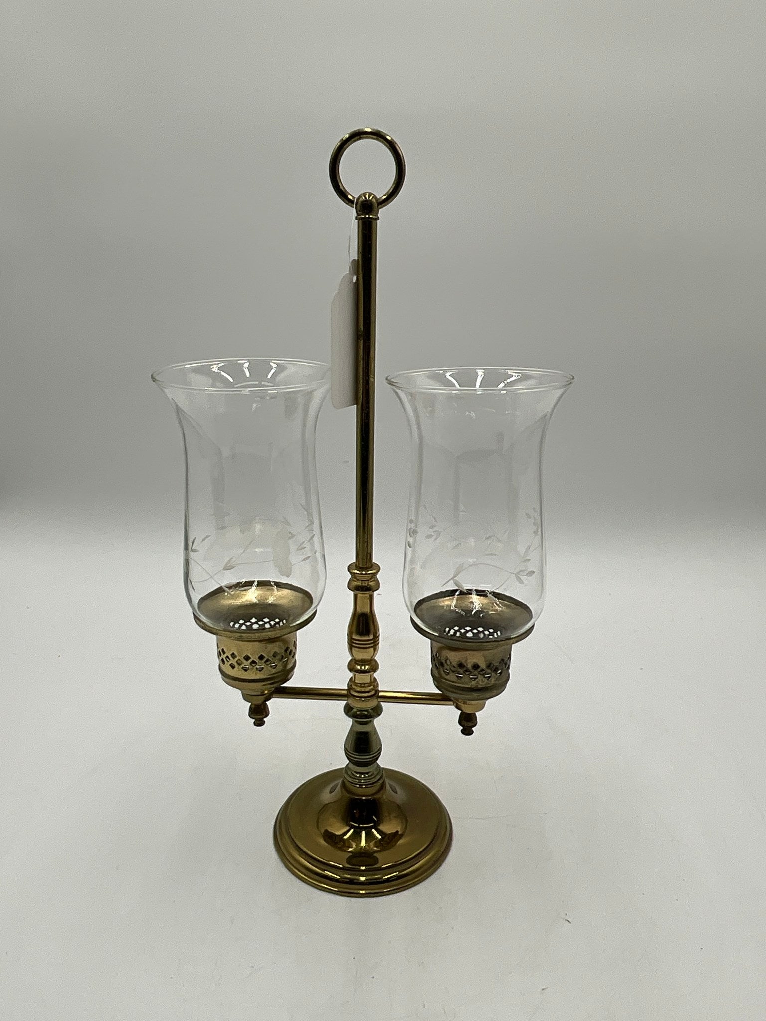 Brass & Glass Candelabra