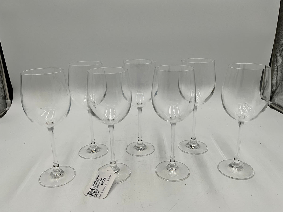 Lenox Bordeaux White Wine Glasses 7pc