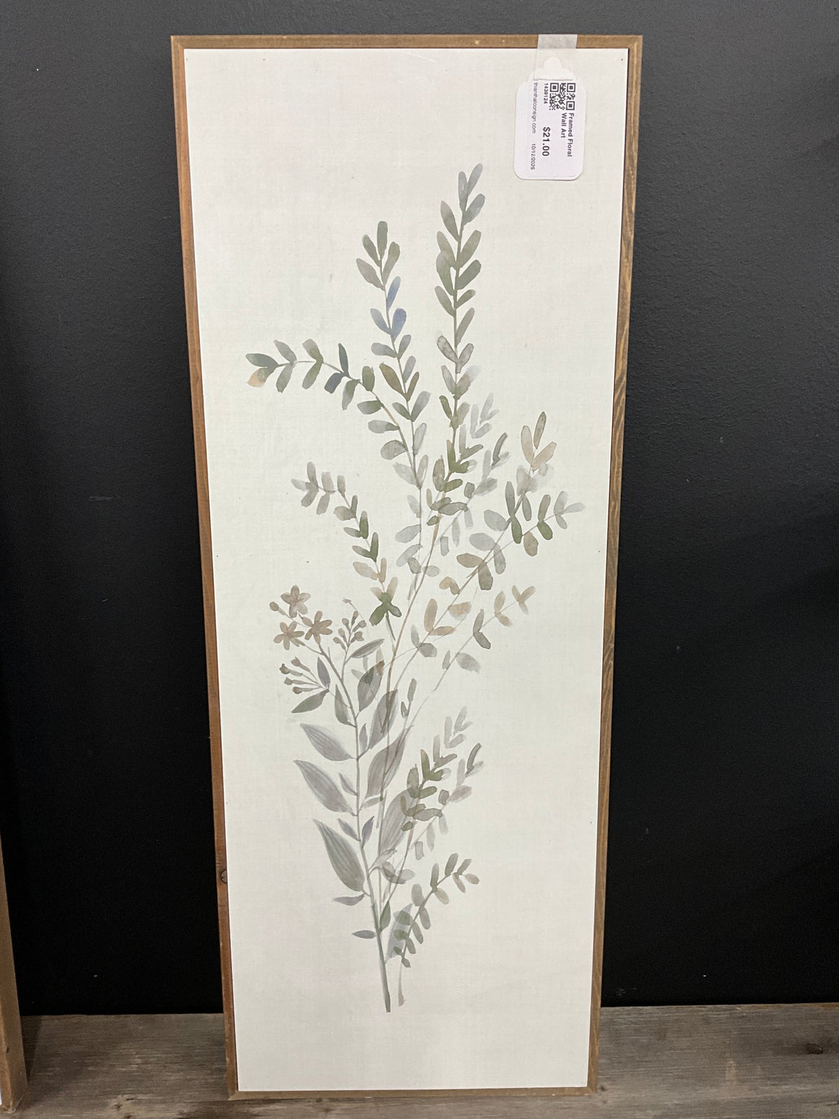 Framed Floral Wall Art