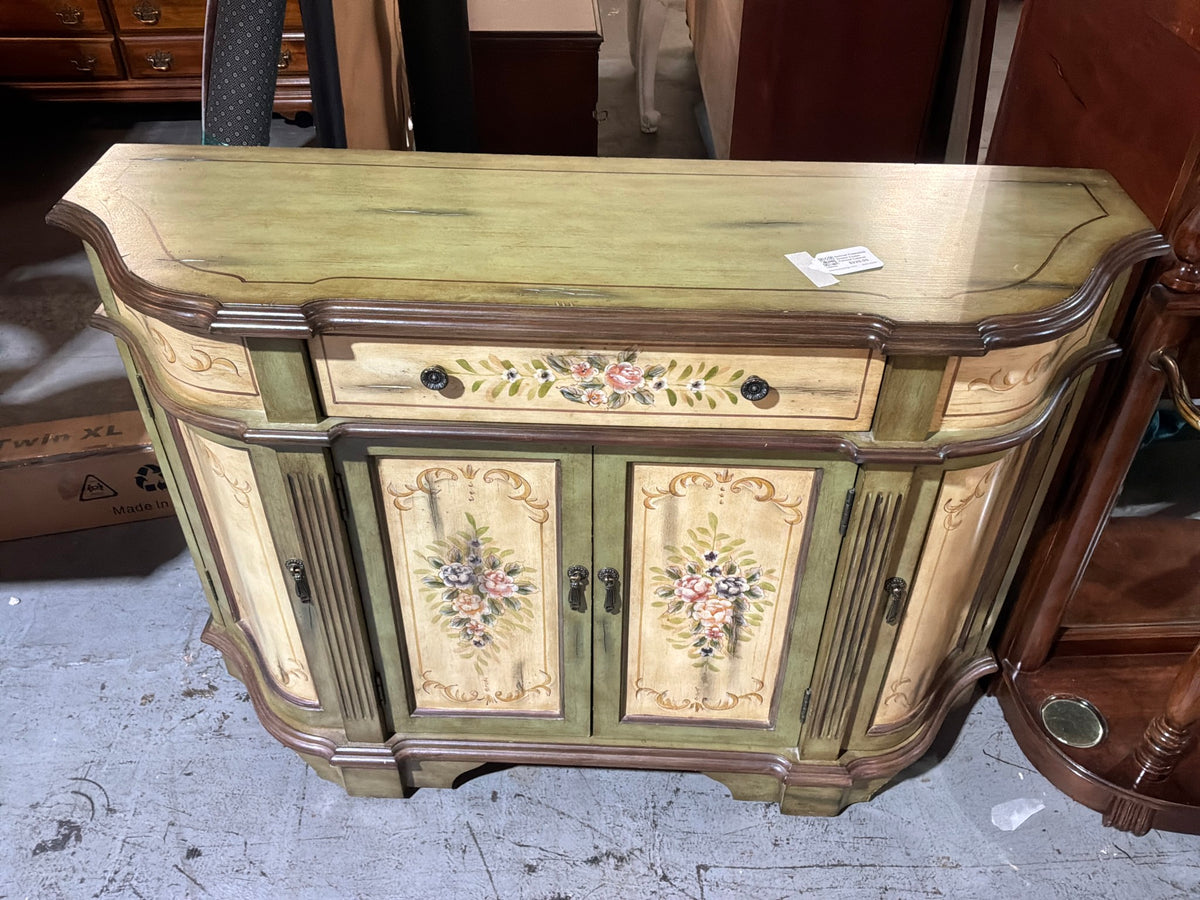 Samuel Fredrerick Green/ Cream  Painted Cabinet