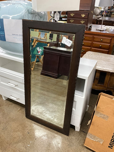 Wooden Rectangular Mirror