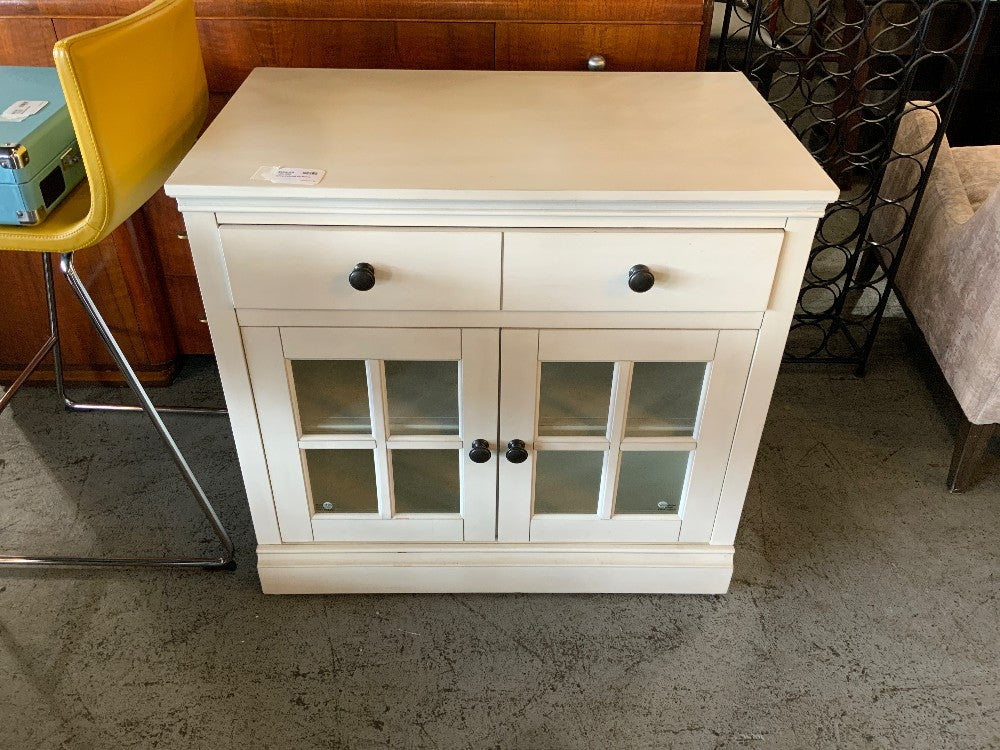 White Cabinet W/ Doors