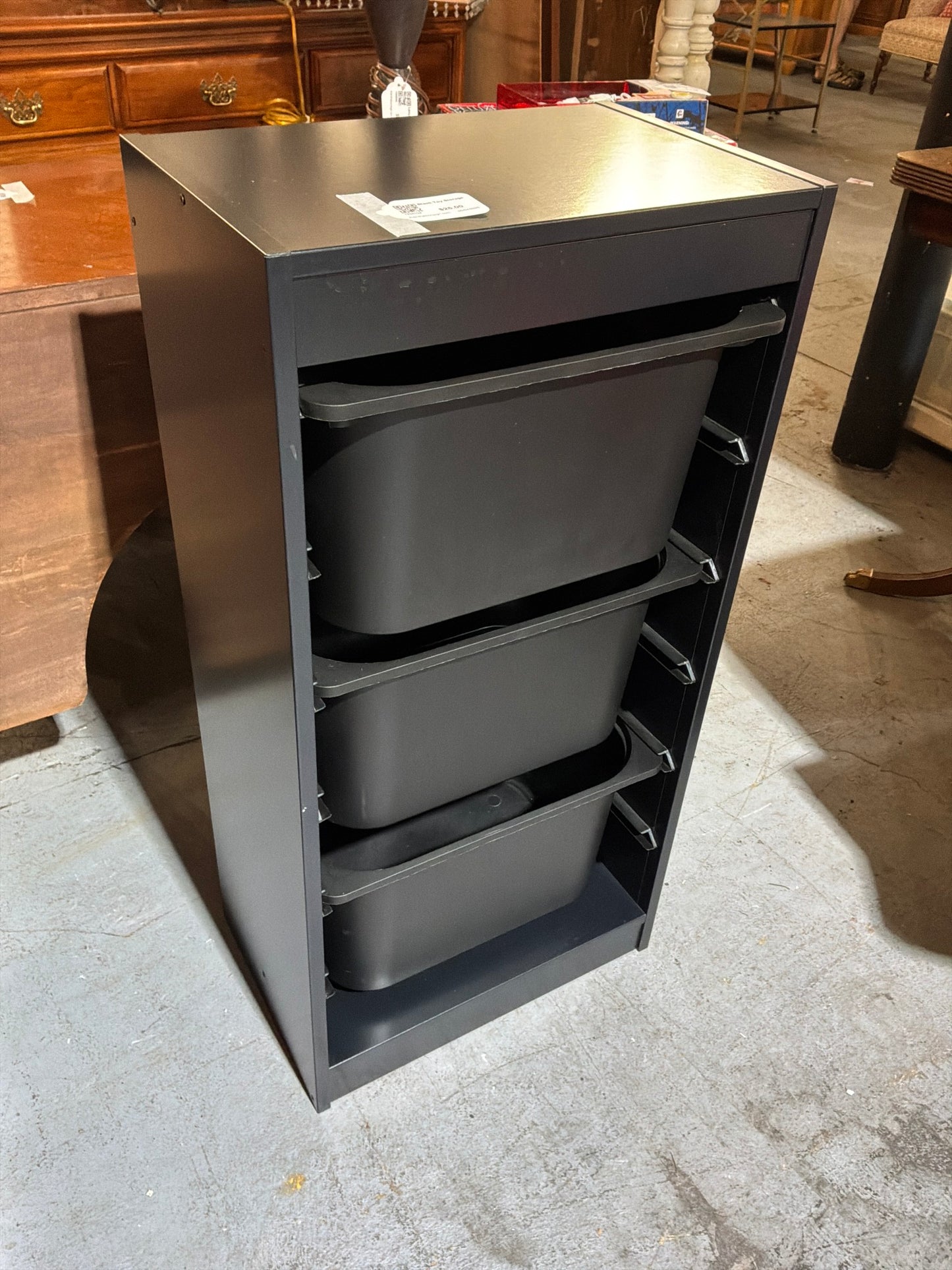 Black Toy Storage