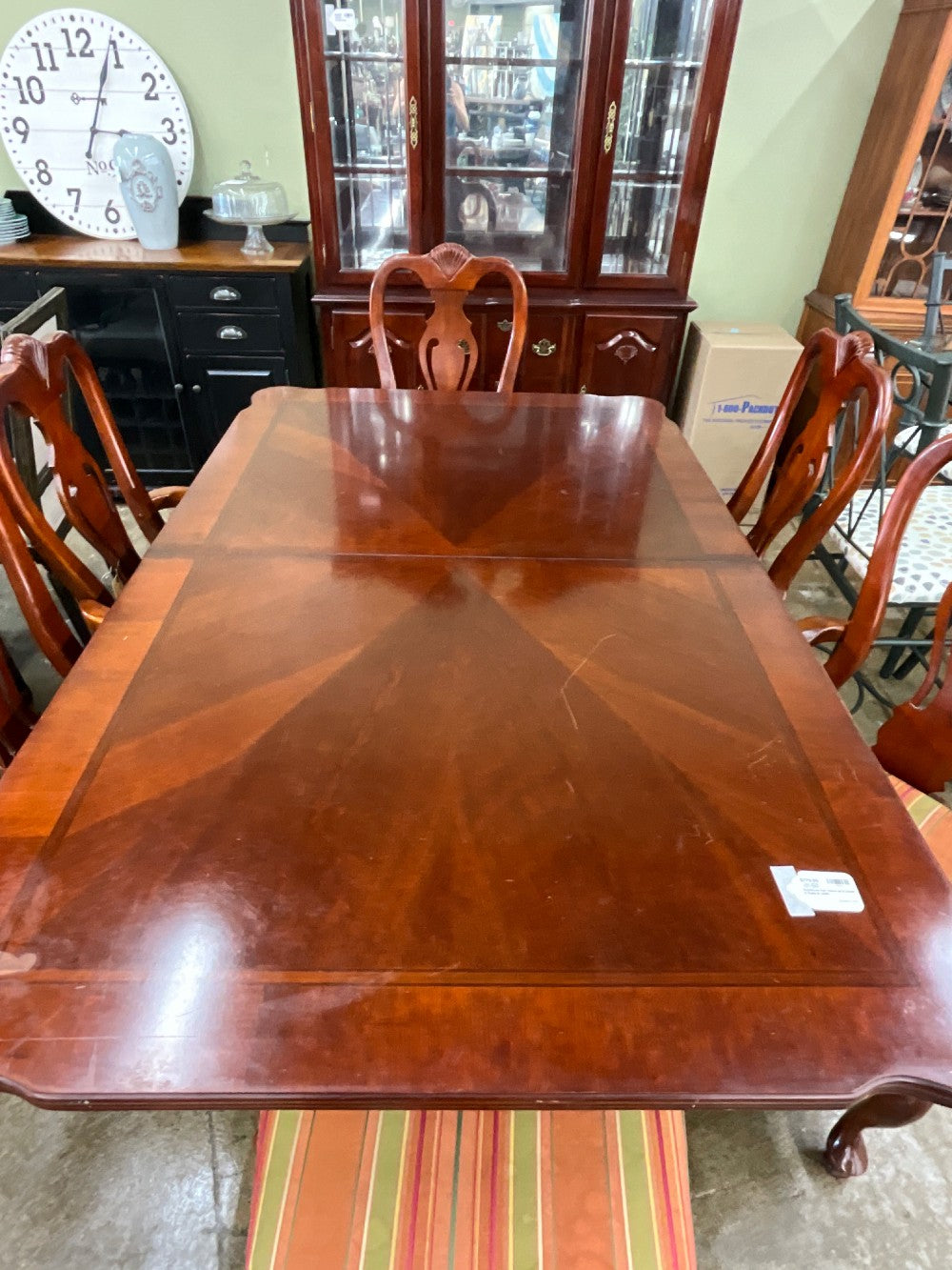 Furniture Fair Table w/ 6 Chairs & Pads &  Leafs