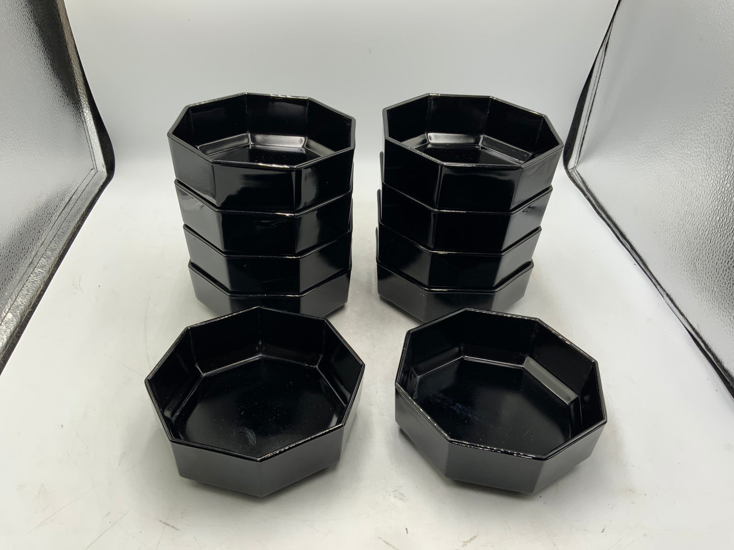 Arock France Black Bowls Set of 10
