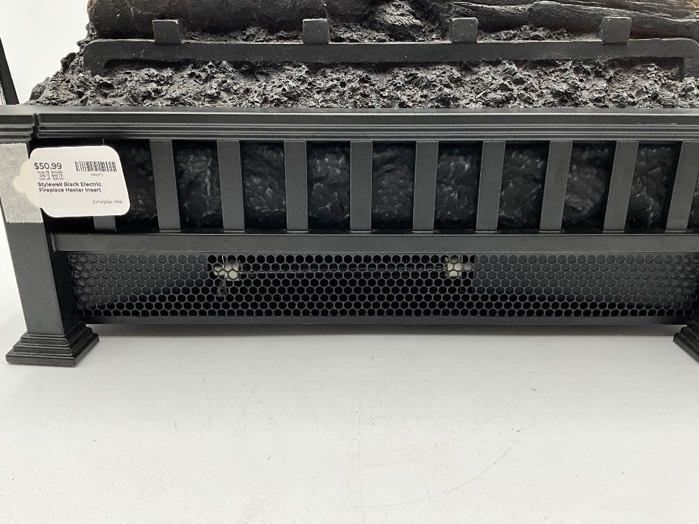 Stylewell Black Electric Fireplace Heater Insert