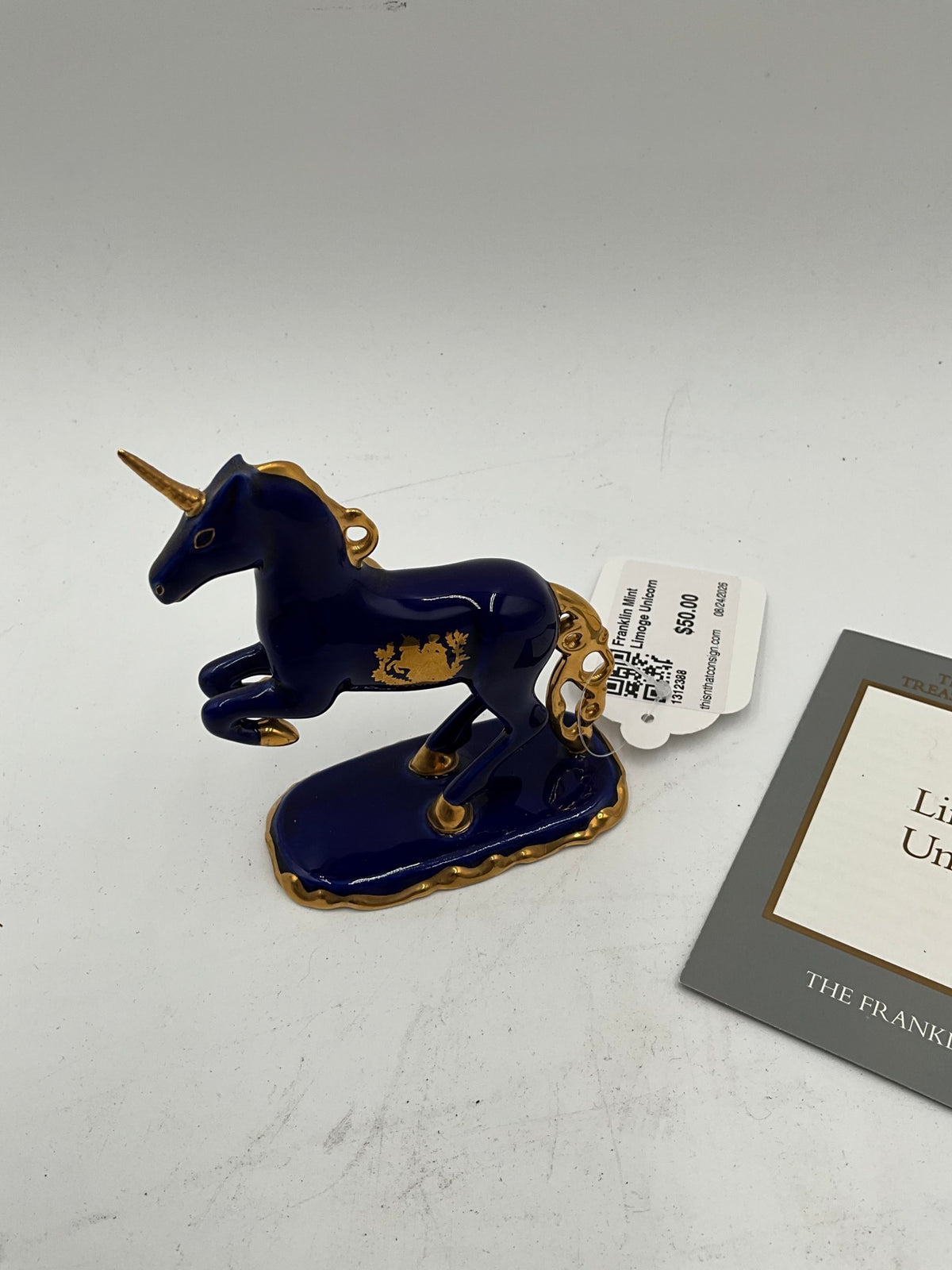 Franklin Mint Limoge Unicorn