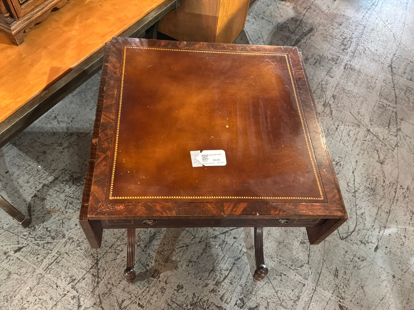 Wood Side Table