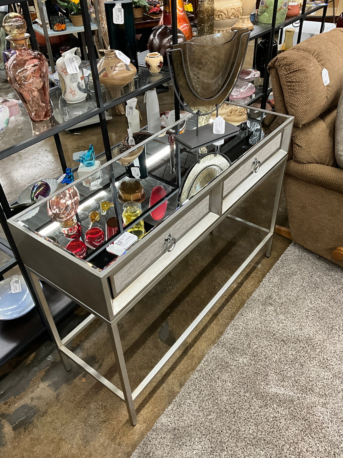 Mirrored Sofa Table