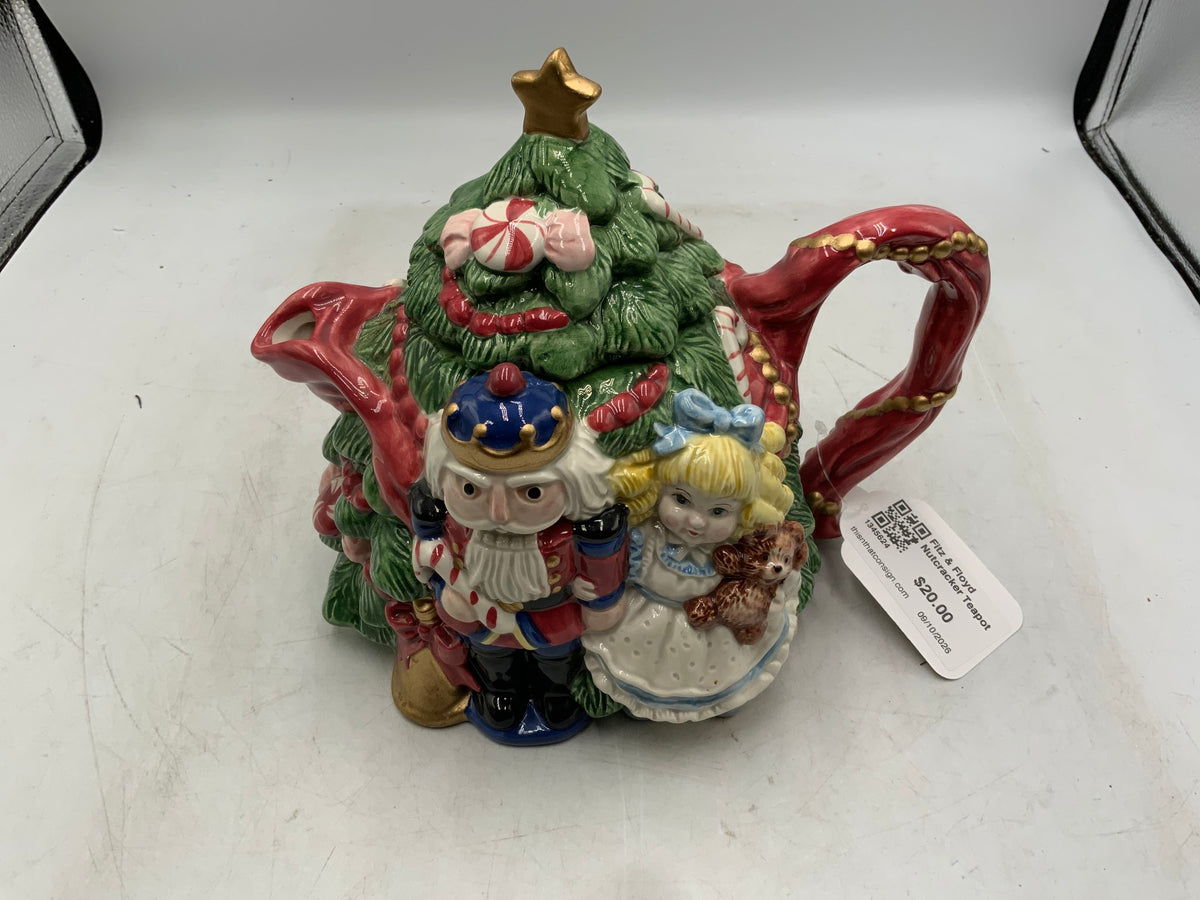 Fitz & Floyd Nutcracker Teapot