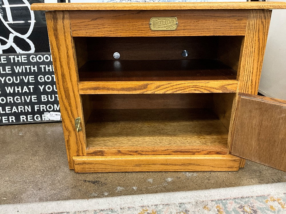 White Clad TV Stand