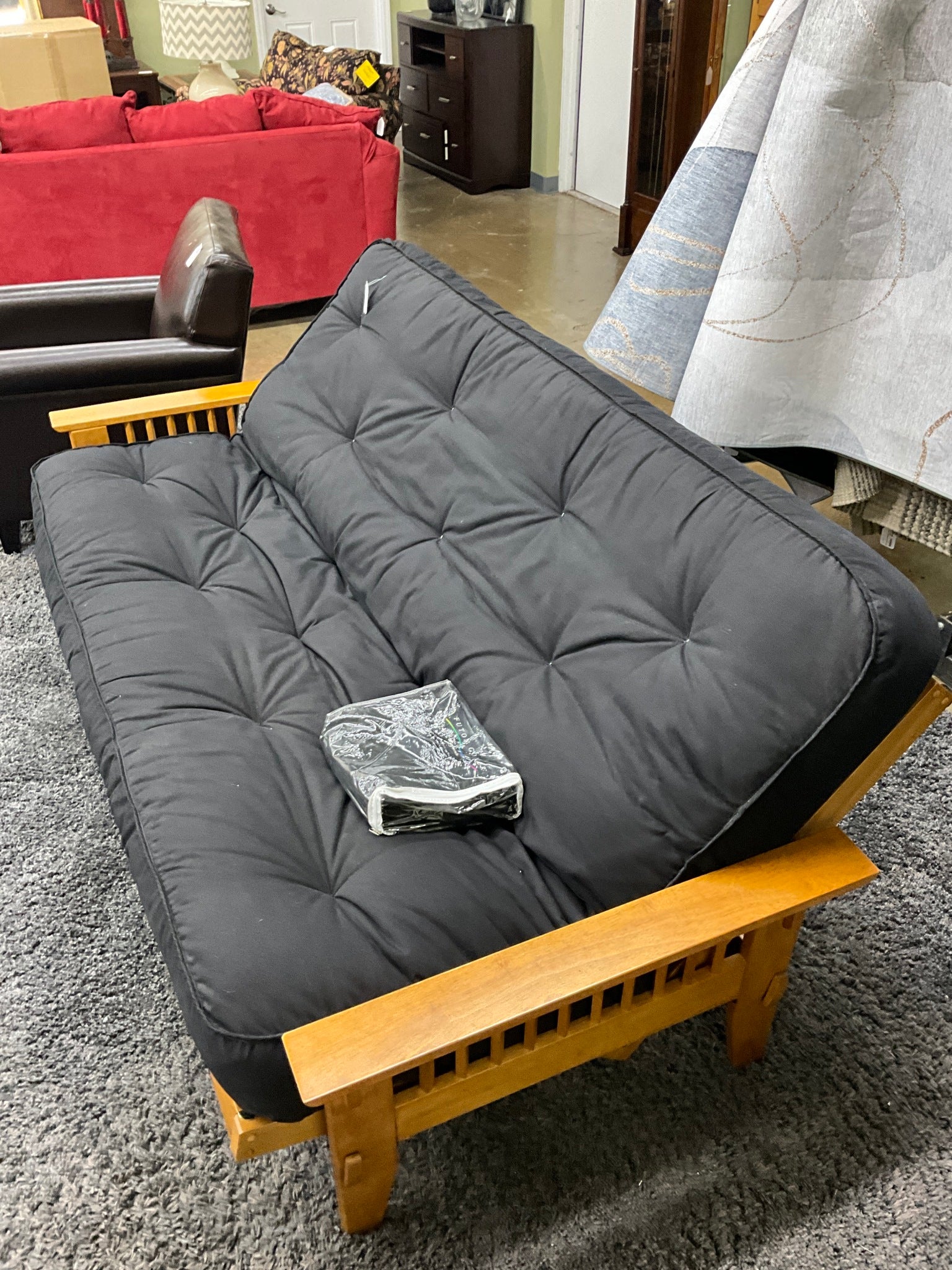 Black Futon w Extra Cover