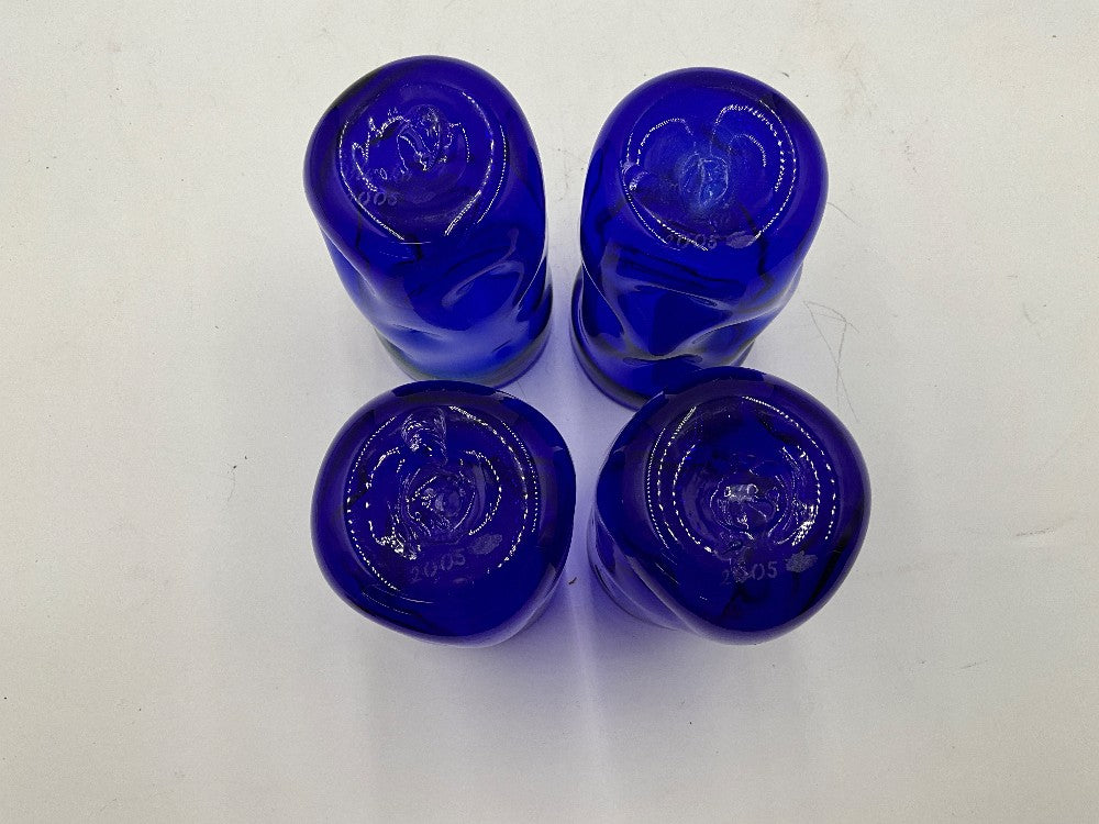 Blenko Pinched Dimple Tumbler Set of 4