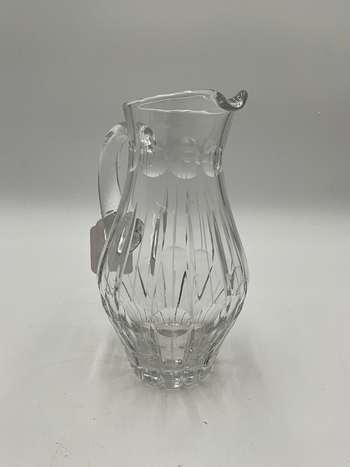 Vtg Crystal Pitcher