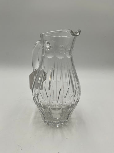 Vtg Crystal Pitcher