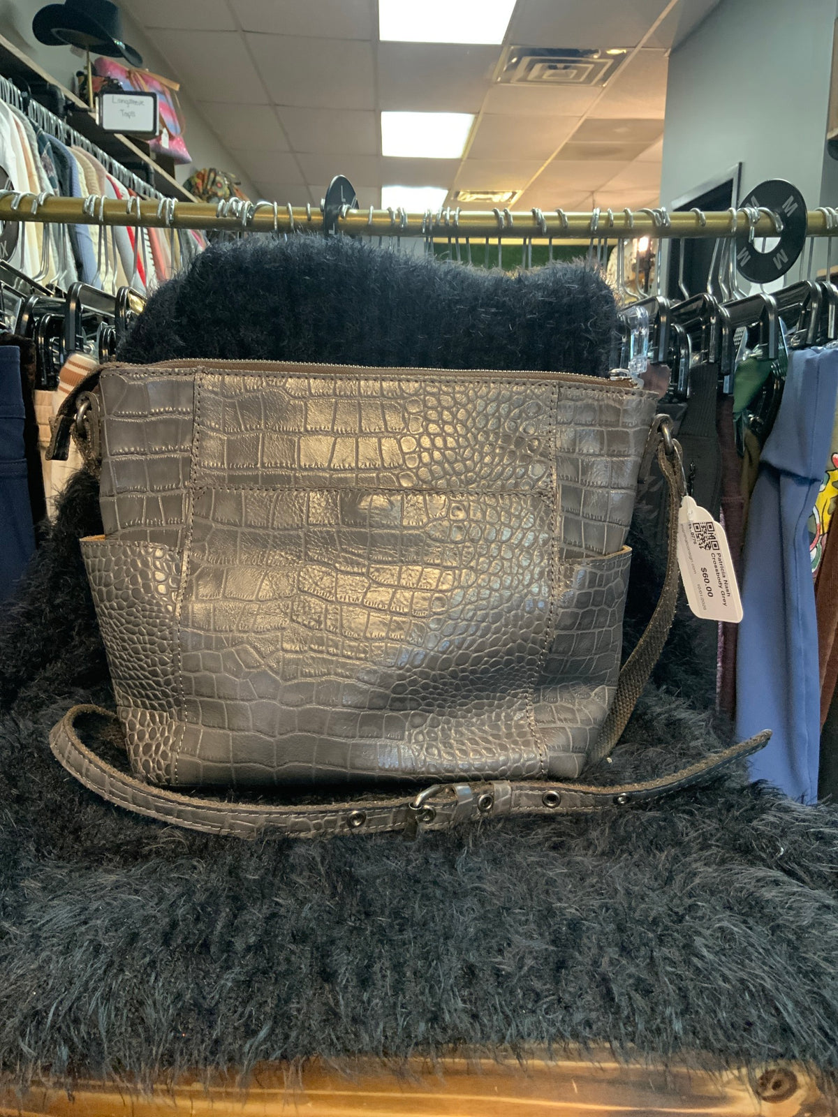 Patricia Nash Crossbody Grey