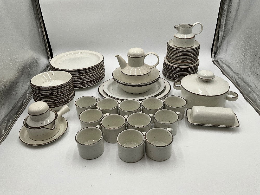 Stonehenge Mid Winter 12-Place Setting w/ Serving Dishes
