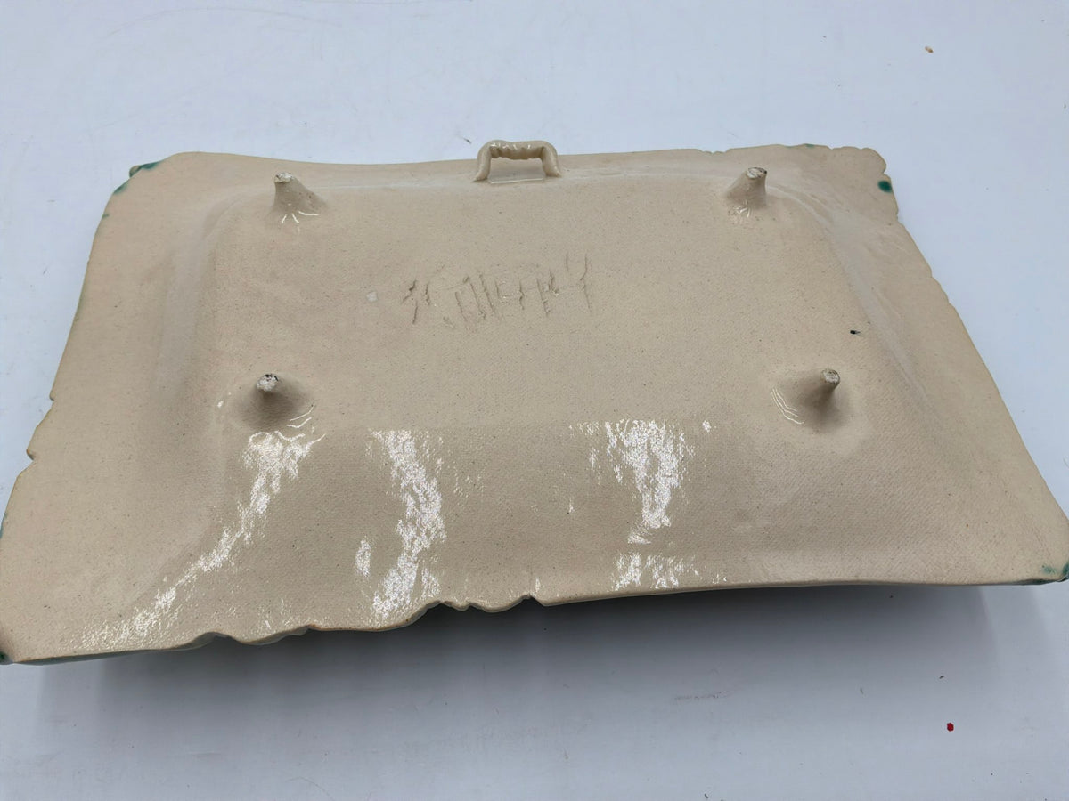 Asparagus Pottery Plate