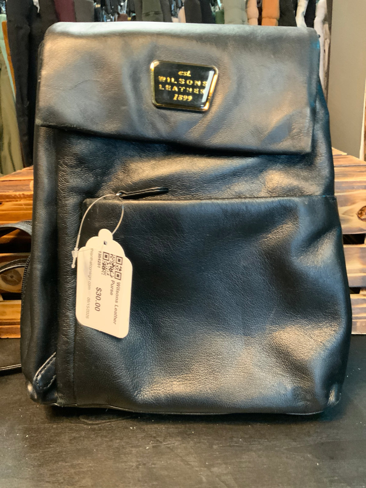 Wilsons Leather Backpack Purse