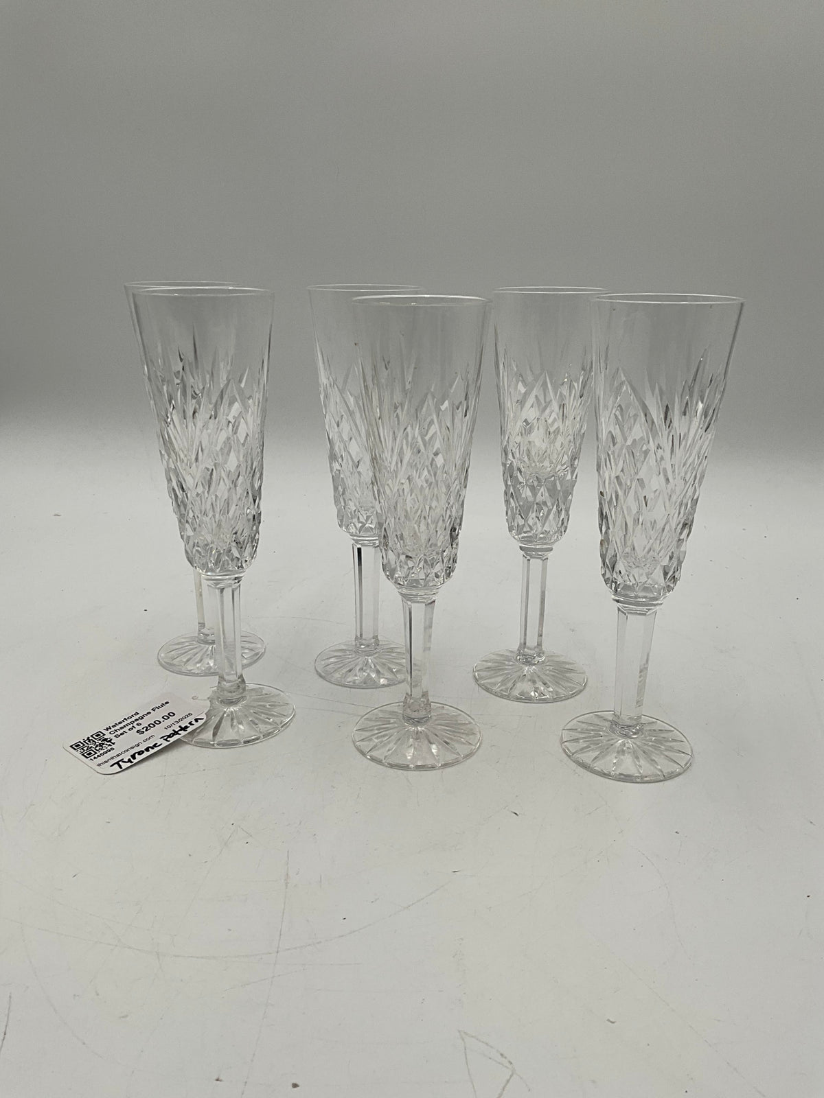 Waterford Champagne Flute Set of 6
