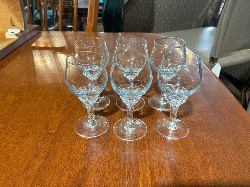Sasaki Hawthorne Azure Blue Cordials Set of 6