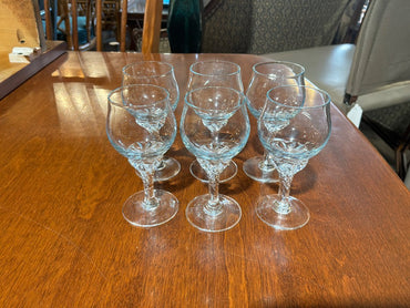 Sasaki Hawthorne Azure Blue Cordials Set of 6