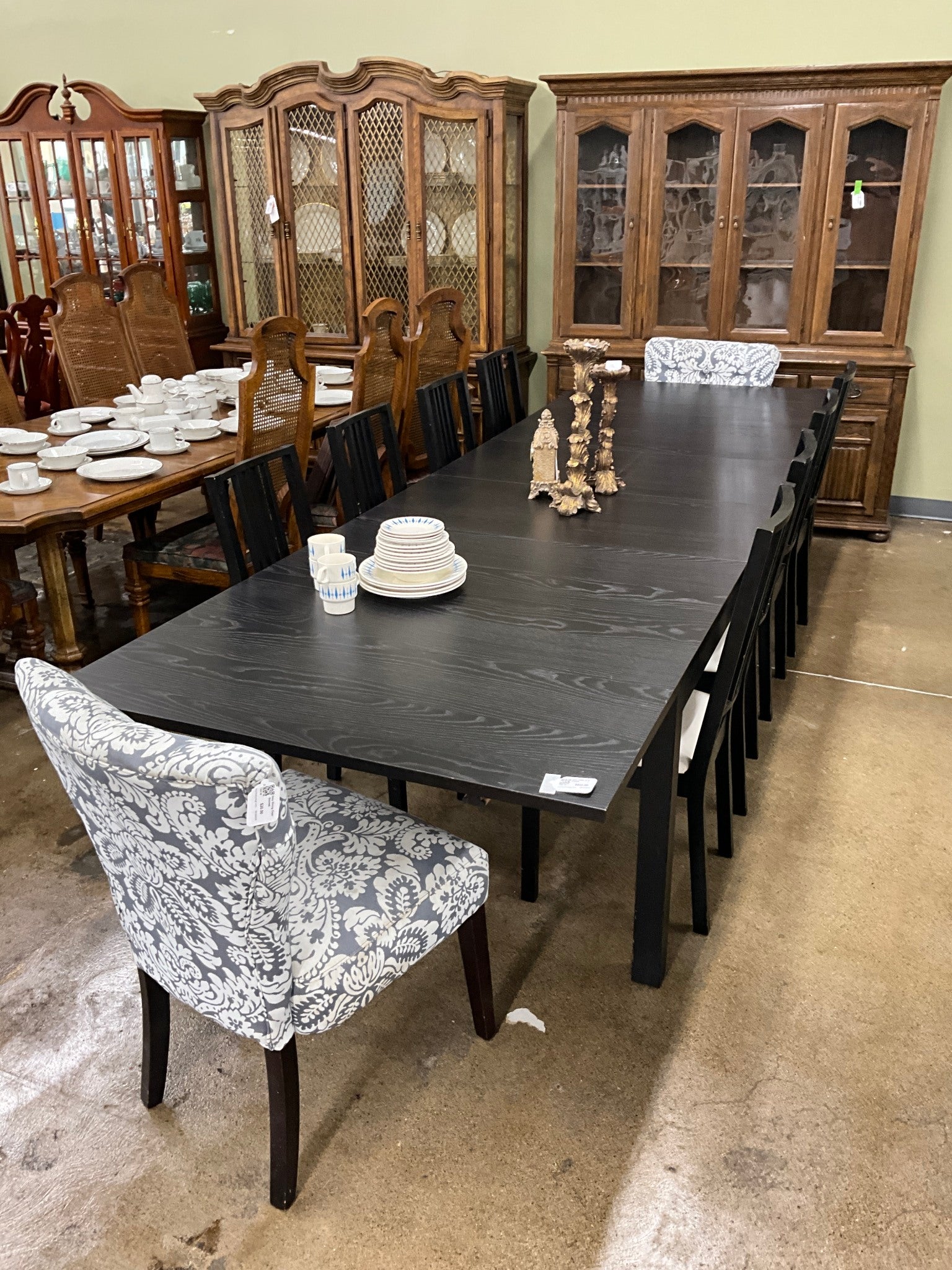 Ikea Table w/ 8 Chairs