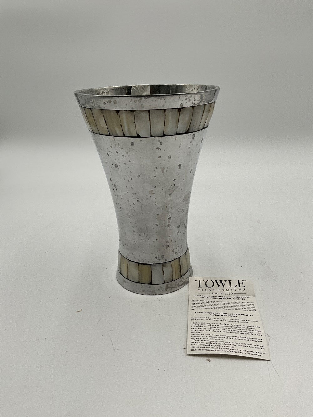 Towle Mother of Pearl Vase