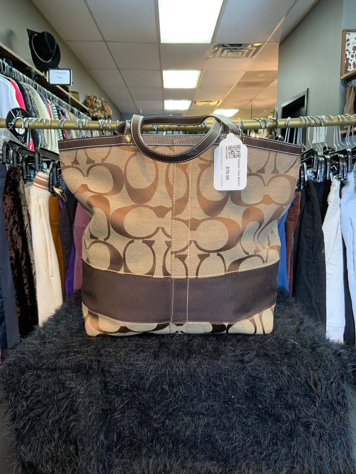 Coach Tote Brown